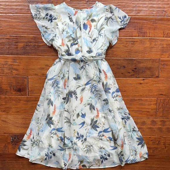 Ivy City Co Kids Mini Lyla Dress in Ivory Floral, size 8 - Picture 7 of 7